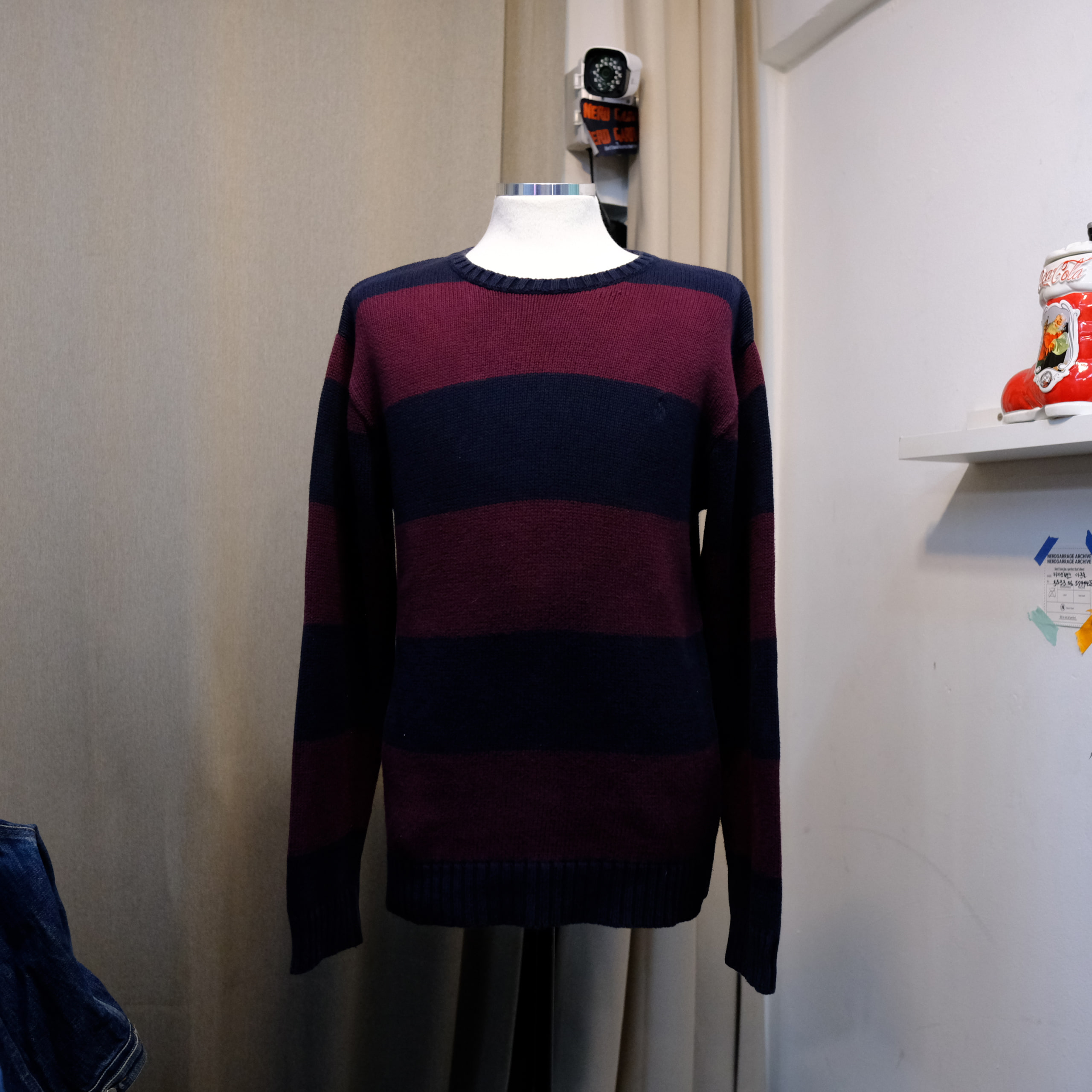 90s PRL Stripe Knit (Made in Japan)